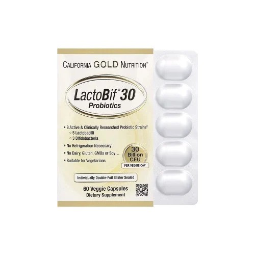 California Gold Nutrition, LactoBif® 30 Probiotics